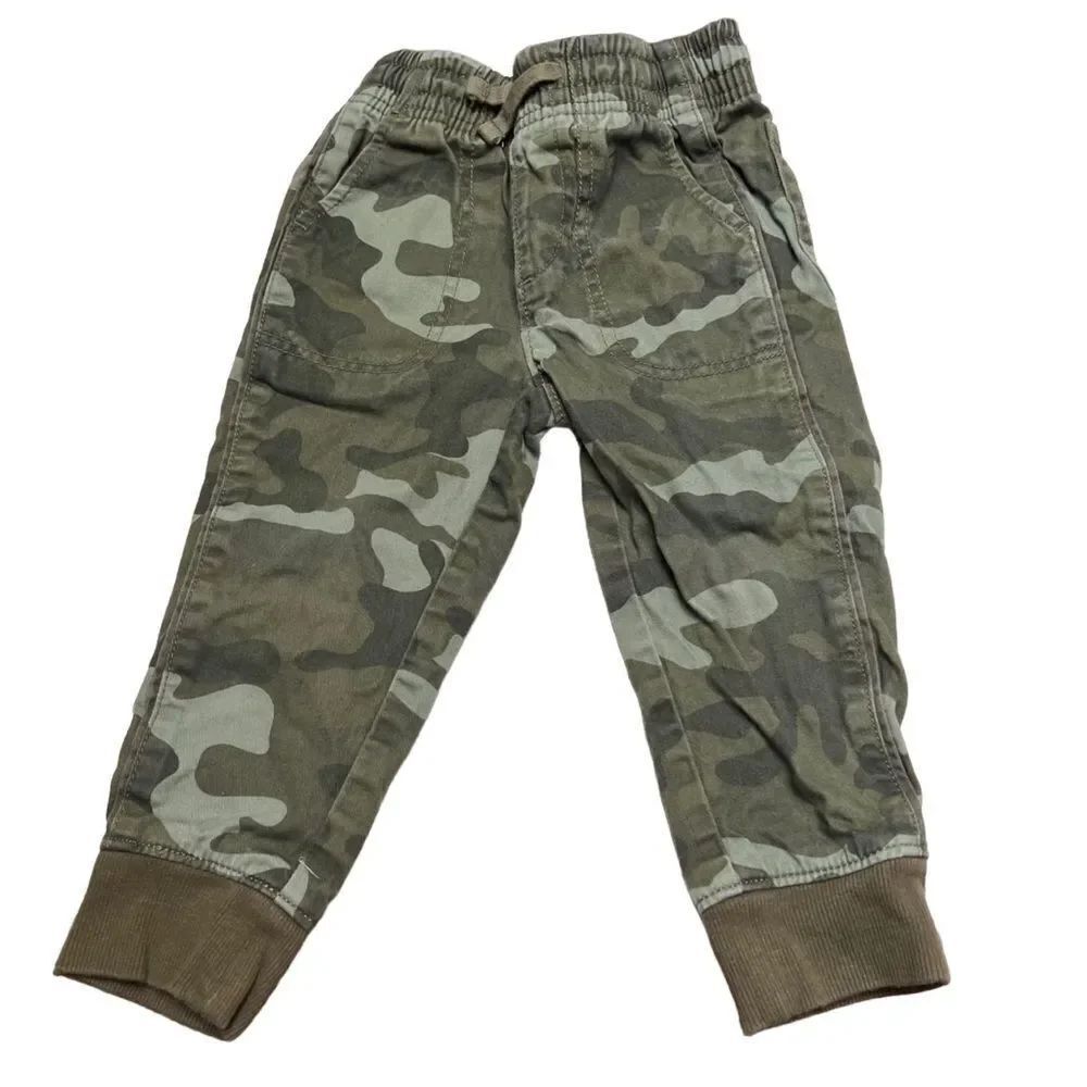 GapāCotton Camo Print Lined Pants Toddler 2 Years Oldāeuc